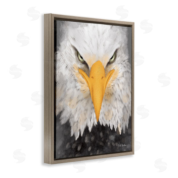 Stupell Industries Nidhi Wadhwa | Bald Eagle Gaze Portrait Wall Art