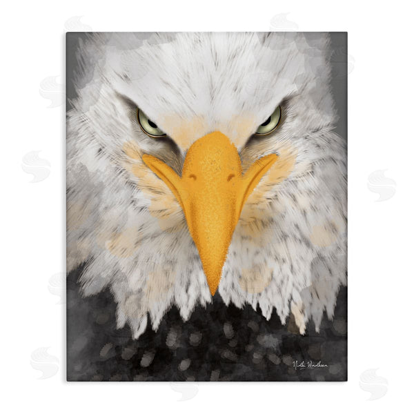 stupell industries Nidhi Wadhwa | Bald Eagle Gaze Portrait Wall Art