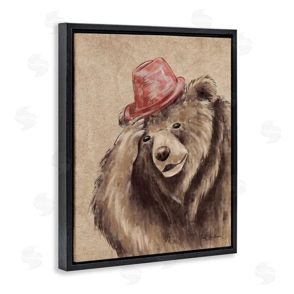 Stupell Industries Nidhi Wadhwa | Brown Bear In Hat Wall Art