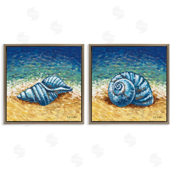 Stupell Industries Nidhi Wadhwa | Conch Shells On Shore Wall Art