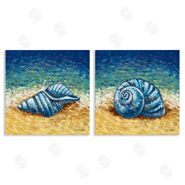 stupell industries Nidhi Wadhwa | Conch Shells on Shore Wall Art