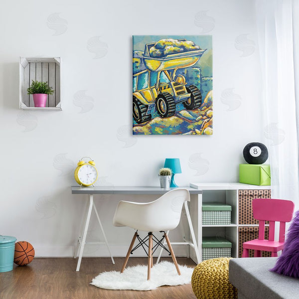Stupell Industries Nidhi Wadhwa | Construction Vehicle Painting Wall Art