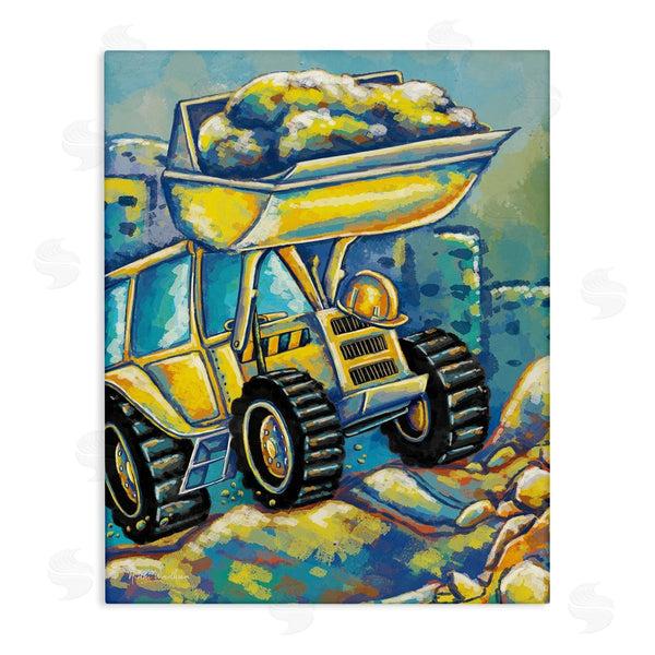 stupell industries Nidhi Wadhwa | Construction Vehicle Painting Wall Art