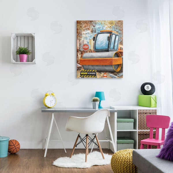 Stupell Industries Nidhi Wadhwa | Construction Work Scene Wall Art