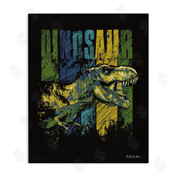 stupell industries Nidhi Wadhwa | Dinosaur T-Rex Illustration Wall Art