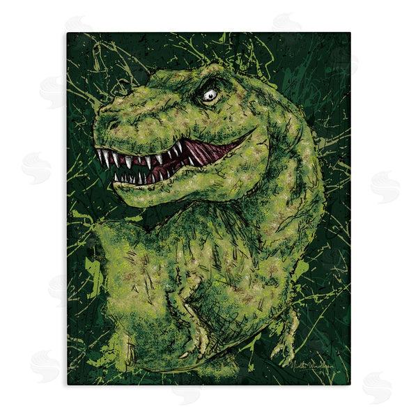 stupell industries Nidhi Wadhwa | Green Abstract T-Rex