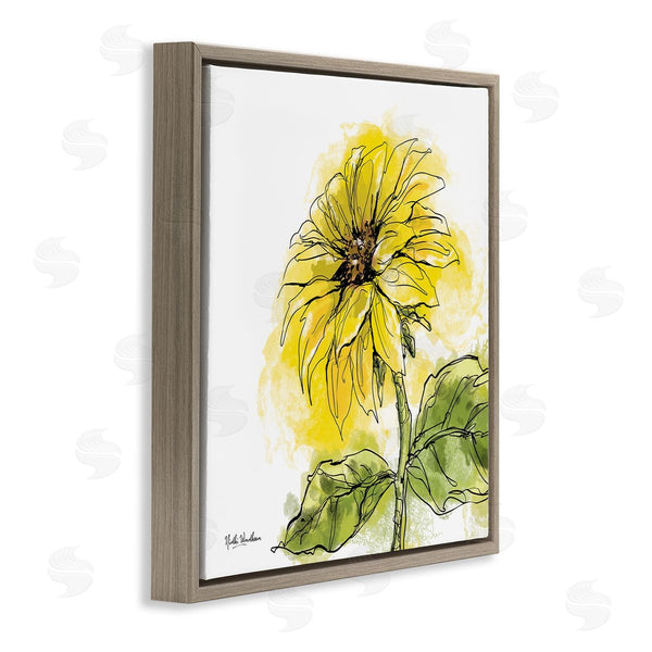 Stupell Industries Nidhi Wadhwa | Modern Splash Sunflower Wall Art