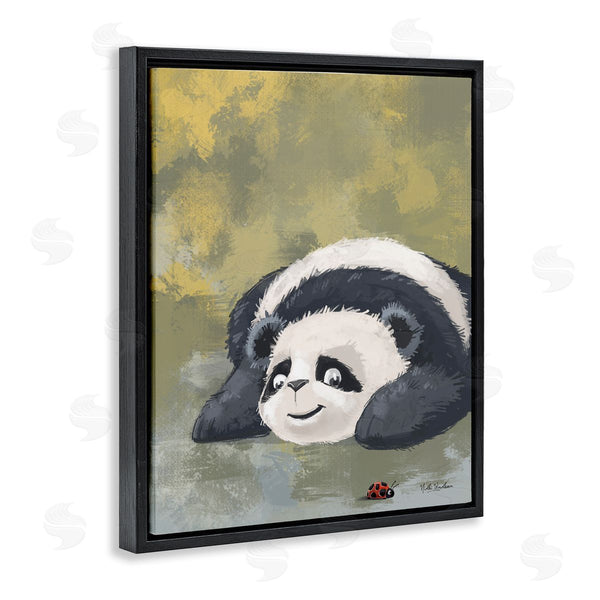 Stupell Industries Nidhi Wadhwa | Panda Watching Ladybug Wall Art