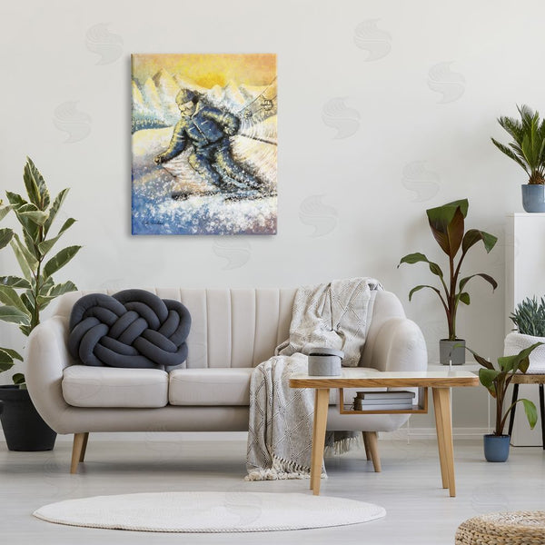 Stupell Industries Nidhi Wadhwa | Person Skiing On Slopes Wall Art