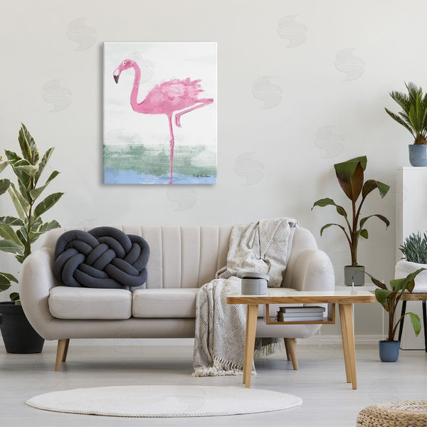 Stupell Industries Nidhi Wadhwa | Pink Flamingo Painting Wall Art