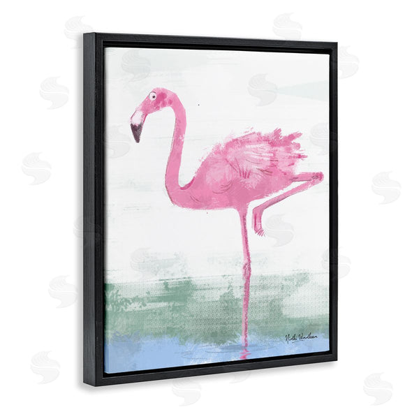Stupell Industries Nidhi Wadhwa | Pink Flamingo Painting Wall Art