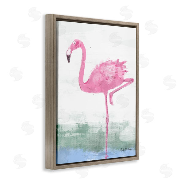 Stupell Industries Nidhi Wadhwa | Pink Flamingo Painting Wall Art