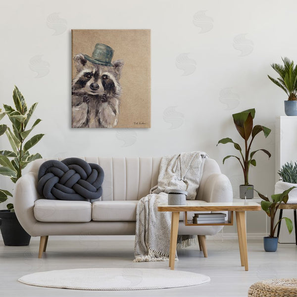 Stupell Industries Nidhi Wadhwa | Raccoon Wearing Top Hat Wall Art