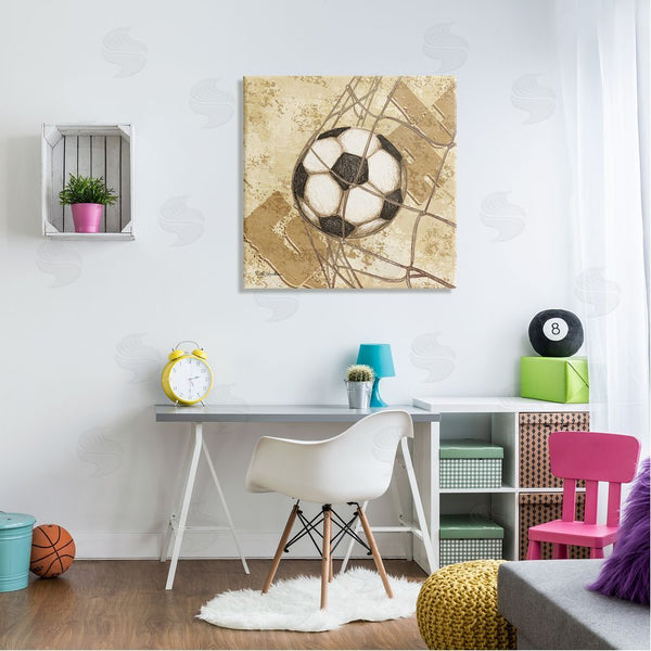 Stupell Industries Nidhi Wadhwa | Soccer Ball In Goal Wall Art