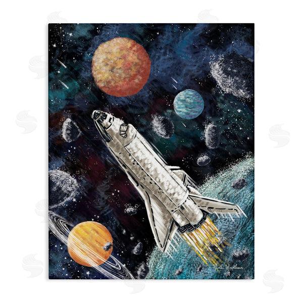 stupell industries Nidhi Wadhwa | Spaceship in Outer Space