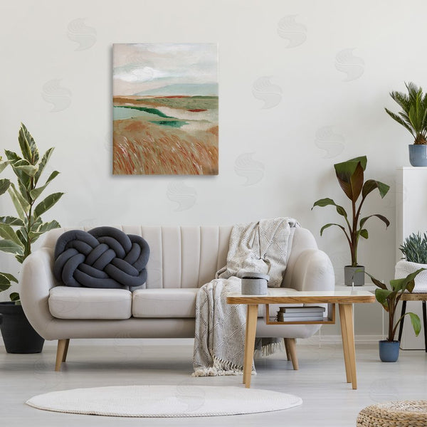 Stupell Industries Nikita Jariwala | Abstract Pasture With River Wall Art