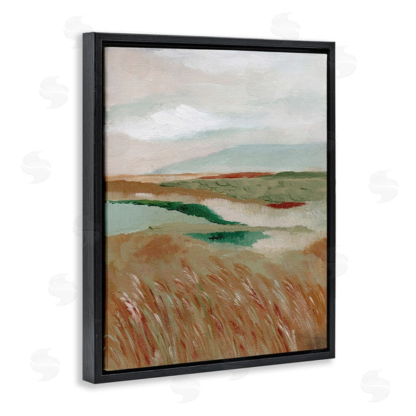 Stupell Industries Nikita Jariwala | Abstract Pasture With River Wall Art