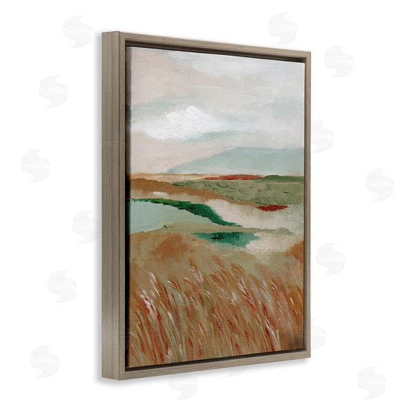 Stupell Industries Nikita Jariwala | Abstract Pasture With River Wall Art