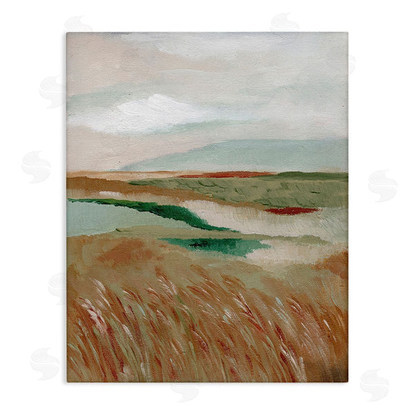 stupell industries Nikita Jariwala | Abstract Pasture with River Wall Art