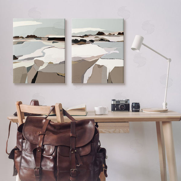 Stupell Industries Nikita Jariwala | Abstract Swedish Landscape Shapes Wall Art