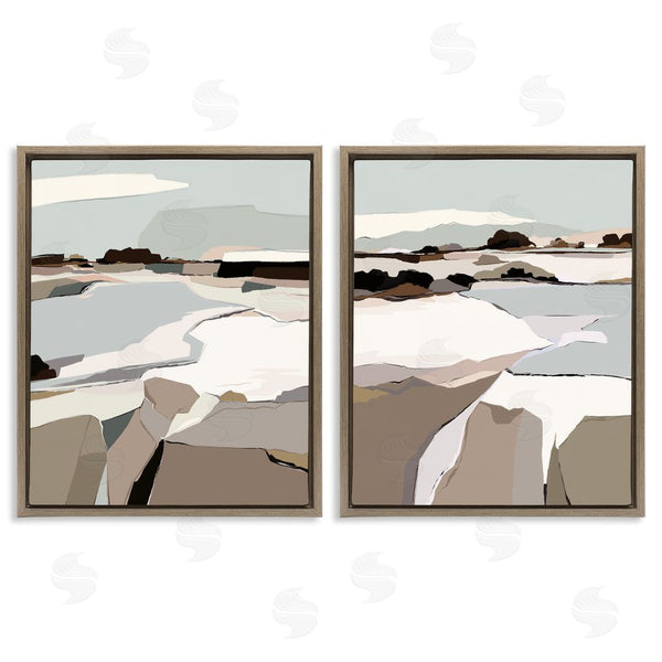 Stupell Industries Nikita Jariwala | Abstract Swedish Landscape Shapes Wall Art