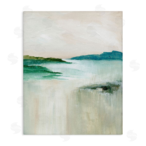 stupell industries Nikita Jariwala | Blue Tone Misty Landscape