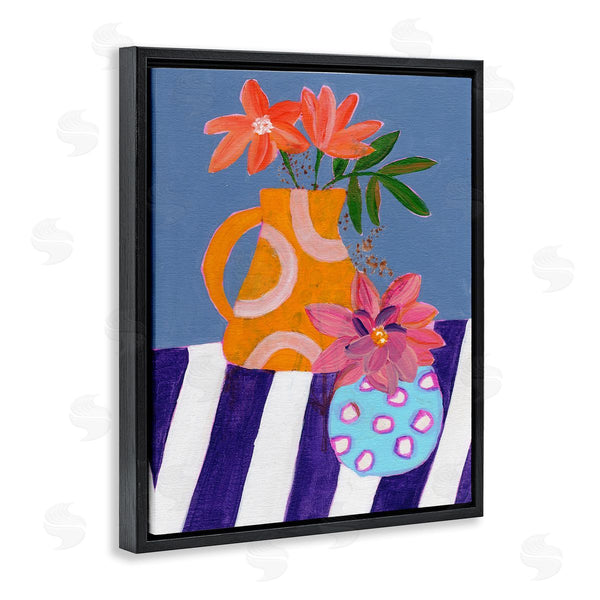 Stupell Industries Nikita Jariwala | Blue Whimsy Farm Vase Wall Art
