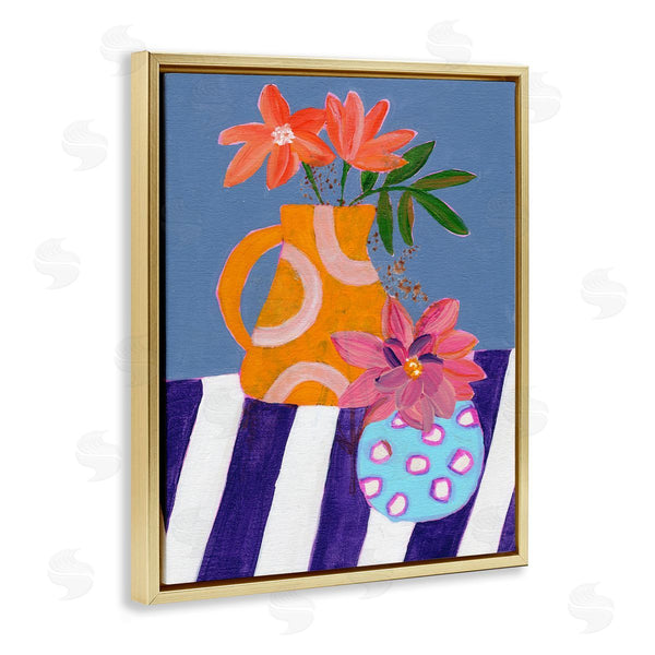 Stupell Industries Nikita Jariwala | Blue Whimsy Farm Vase Wall Art