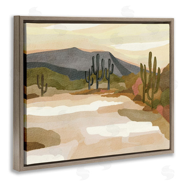 Stupell Industries Nikita Jariwala | Desert Cacti Canyon Scene