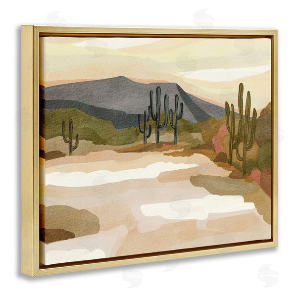 Stupell Industries Nikita Jariwala | Desert Cacti Canyon Scene