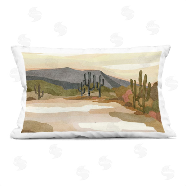 stupell industries Nikita Jariwala | Desert Cacti Canyon Scene Printed Throw Pillow