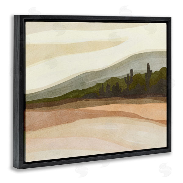 Stupell Industries Nikita Jariwala | Desert View With Distant Cacti