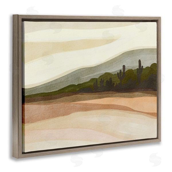 Stupell Industries Nikita Jariwala | Desert View With Distant Cacti