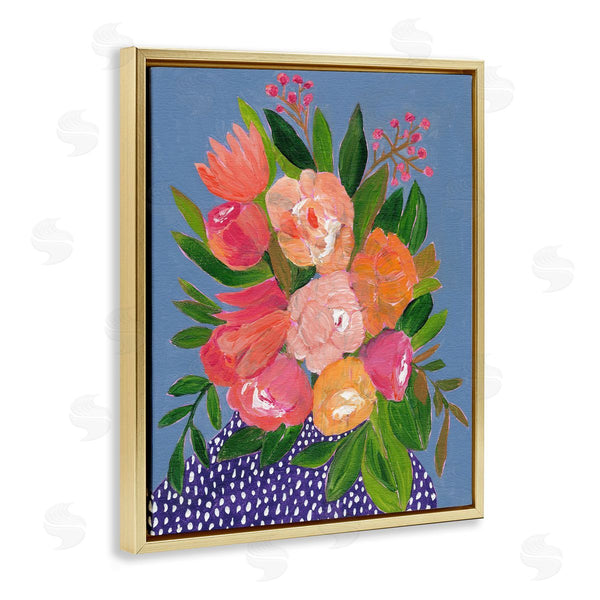 Stupell Industries Nikita Jariwala | Modern Speckled Flower Vase