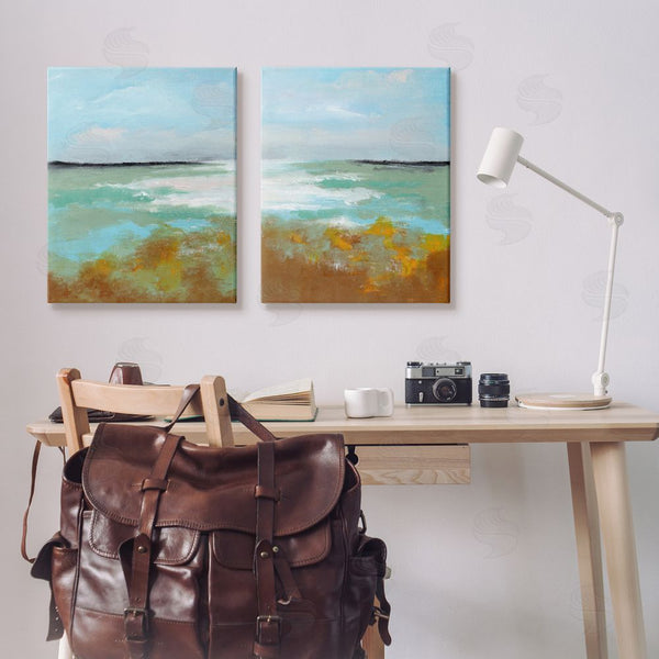 Stupell Industries Nikita Jariwala | Moss Abstract Grassy Landscape Wall Art