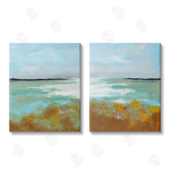 stupell industries Nikita Jariwala | Moss Abstract Grassy Landscape Wall Art