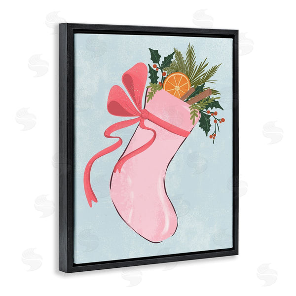 Stupell Industries Nikita Jariwala | Pink Filled Holiday Stocking