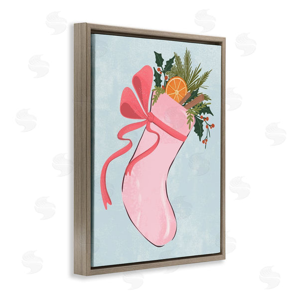 Stupell Industries Nikita Jariwala | Pink Filled Holiday Stocking