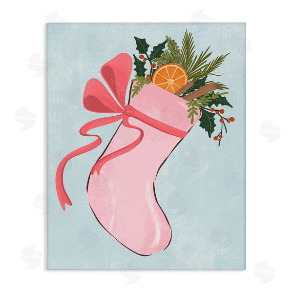 stupell industries Nikita Jariwala | Pink Filled Holiday Stocking