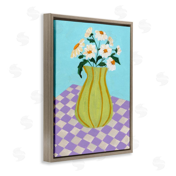 Stupell Industries Nikita Jariwala | Retro Checkers Vase