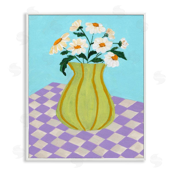 stupell industries Nikita Jariwala | Retro Checkers Vase