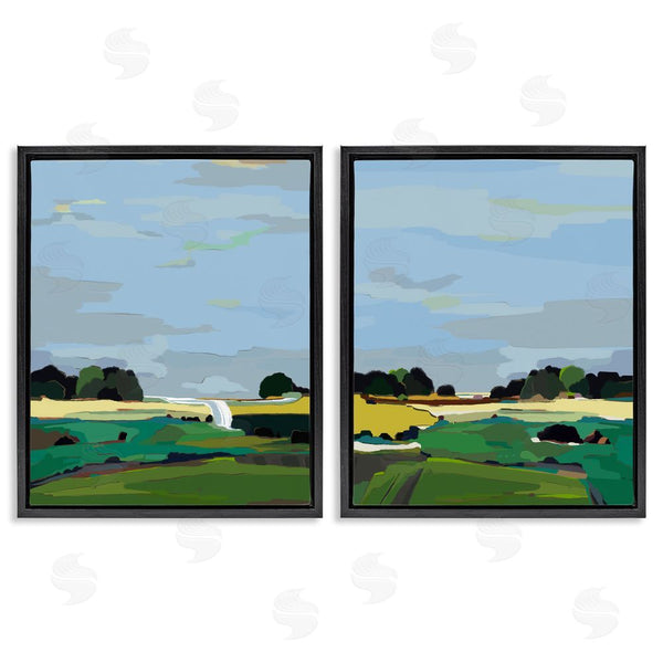 Stupell Industries Nikita Jariwala | Rural Abstract Grassland Landscape Wall Art