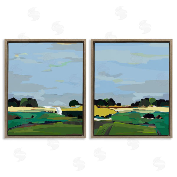Stupell Industries Nikita Jariwala | Rural Abstract Grassland Landscape Wall Art