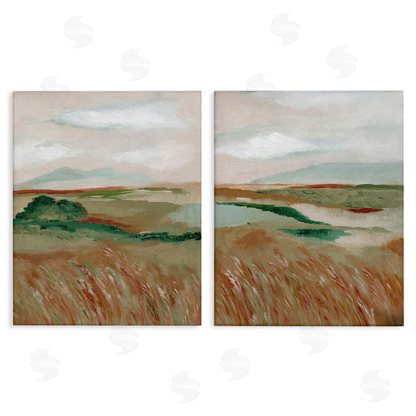 stupell industries Nikita Jariwala | Windblown Reeds Landscape Wall Art