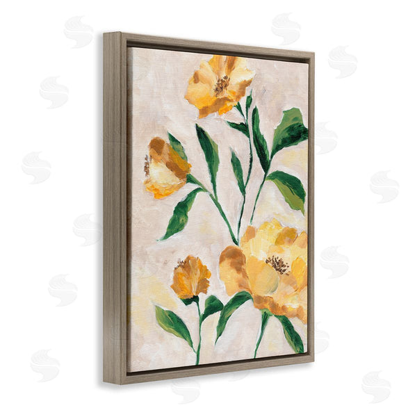 Stupell Industries Nikita Jariwala | Yellow Camellia Blossoms