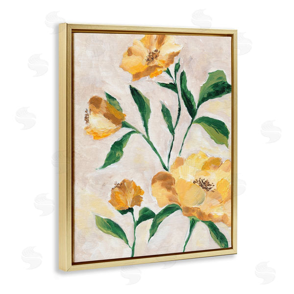 Stupell Industries Nikita Jariwala | Yellow Camellia Blossoms