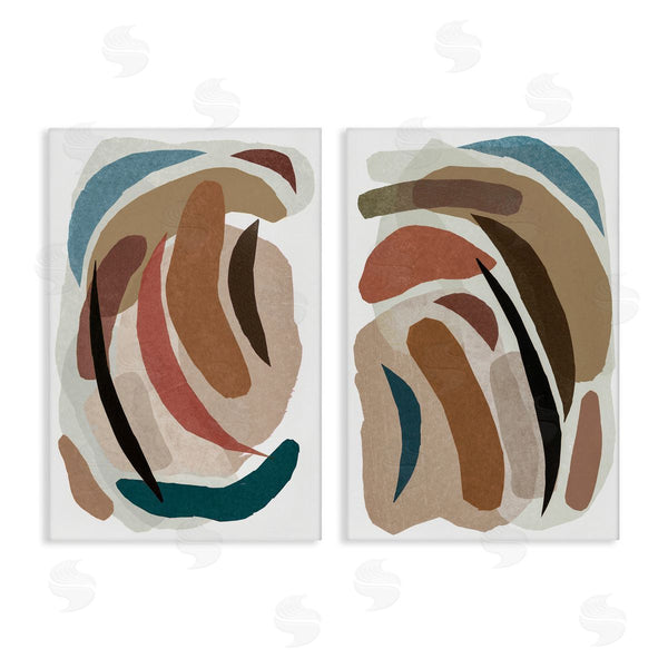 stupell industries Nikki Galapon | Earthy Paper Collage Shapes