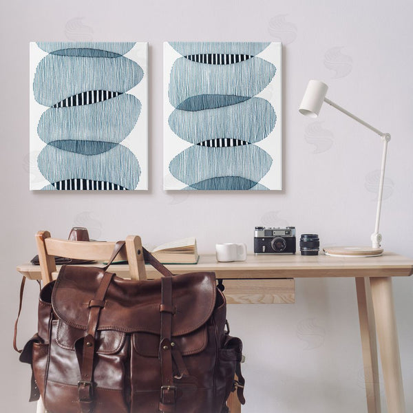 Stupell Industries Nikki Galapon | Overlapping Circles Abstraction Wall Art