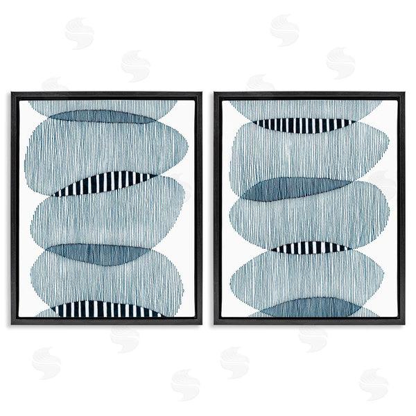 Stupell Industries Nikki Galapon | Overlapping Circles Abstraction Wall Art
