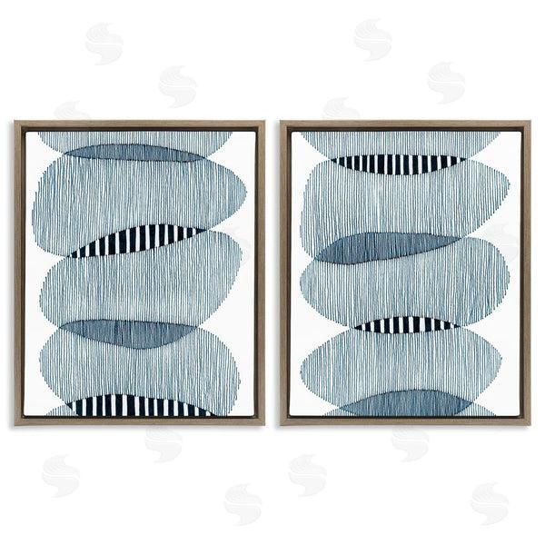 Stupell Industries Nikki Galapon | Overlapping Circles Abstraction Wall Art